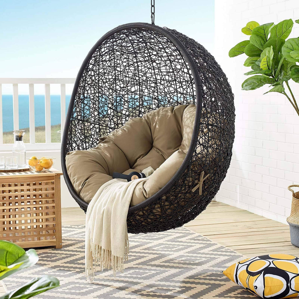 Black Outdoor Patio Lounge Chair A50767