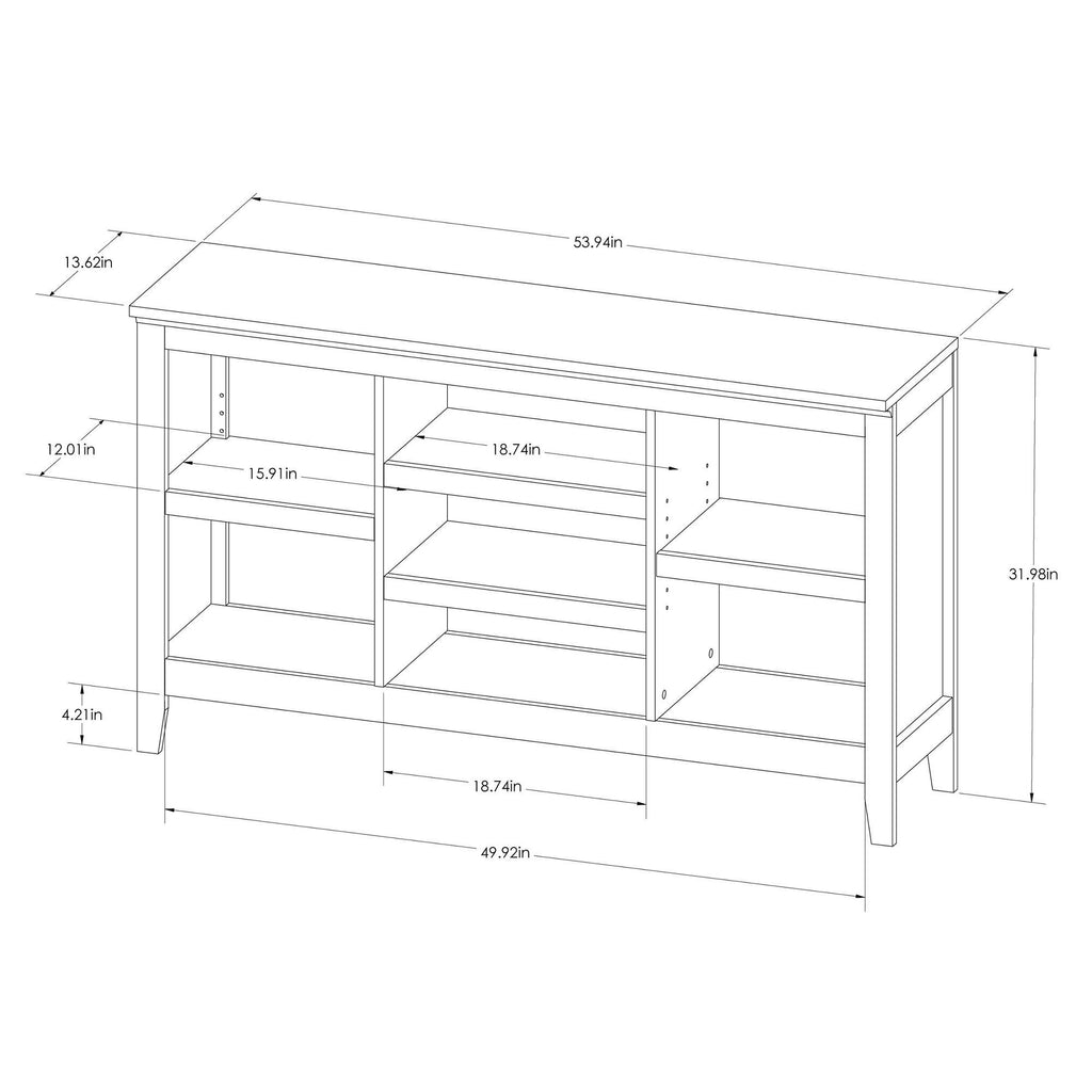 32x22 Espresso Bookcase with Adjustable Shelves Q1003