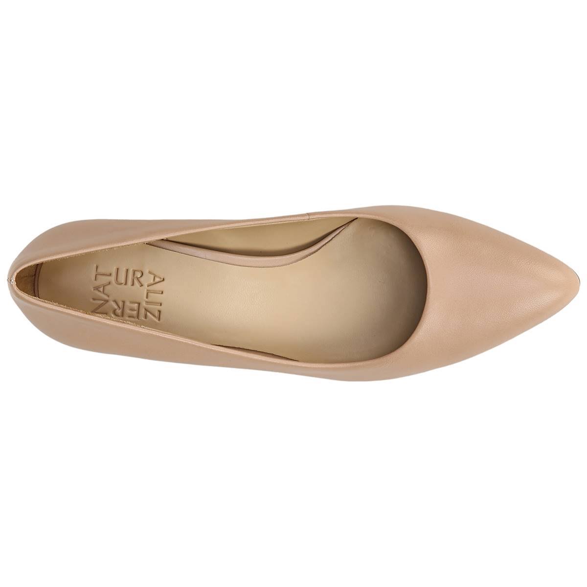 Nude Leather Pumps L494