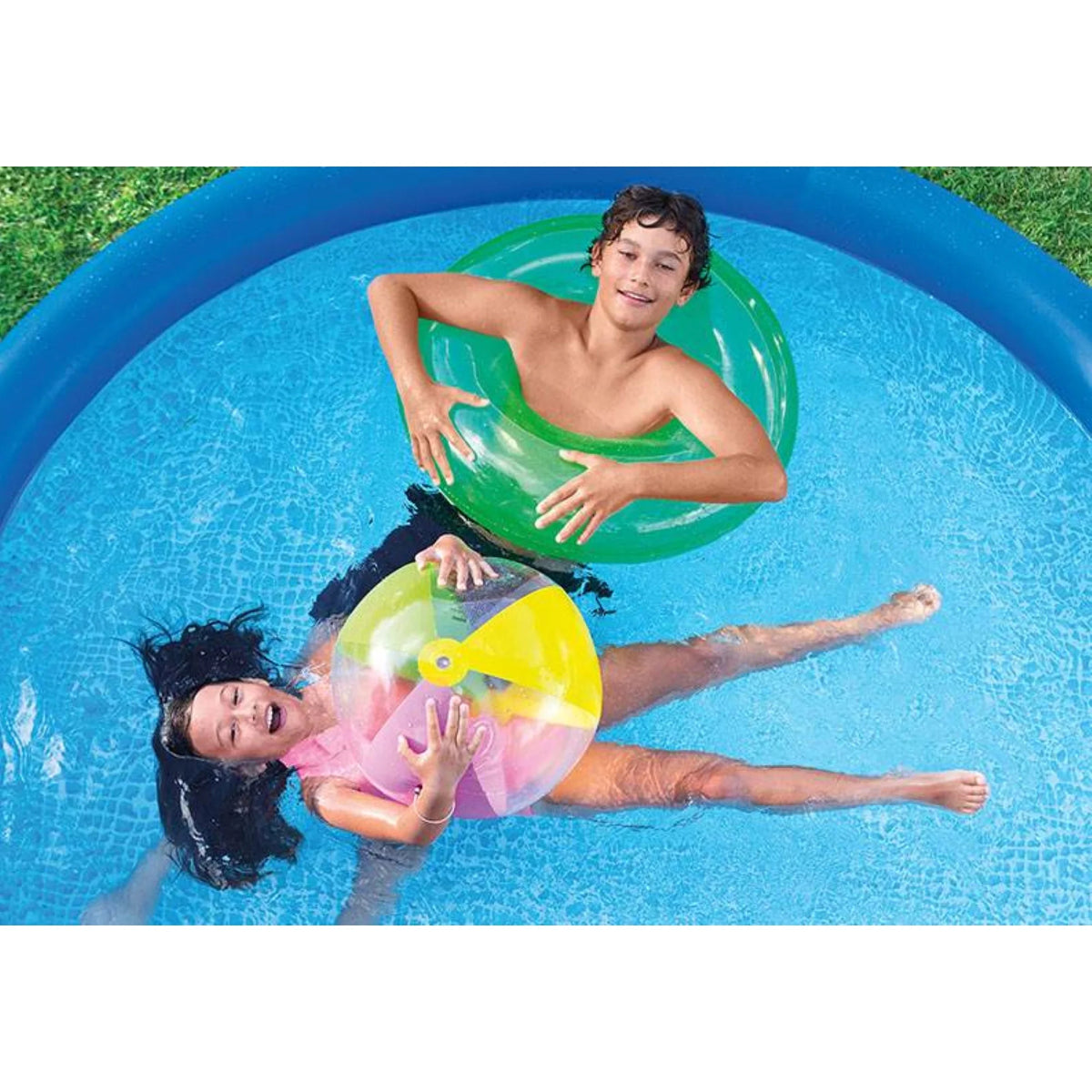 8ft x 30in Round Inflatable Above Ground Swimming Pool K6218