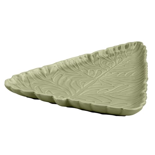 Tree Shaped Serving Plate Ceramic Platter D135617