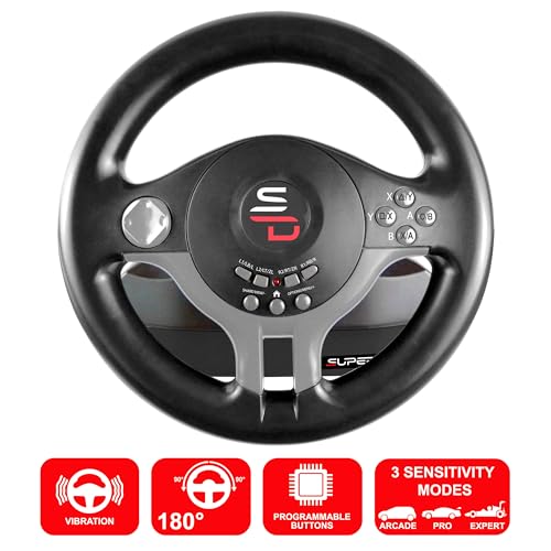 Racing steering wheel with pedals and gearshift paddles P588249