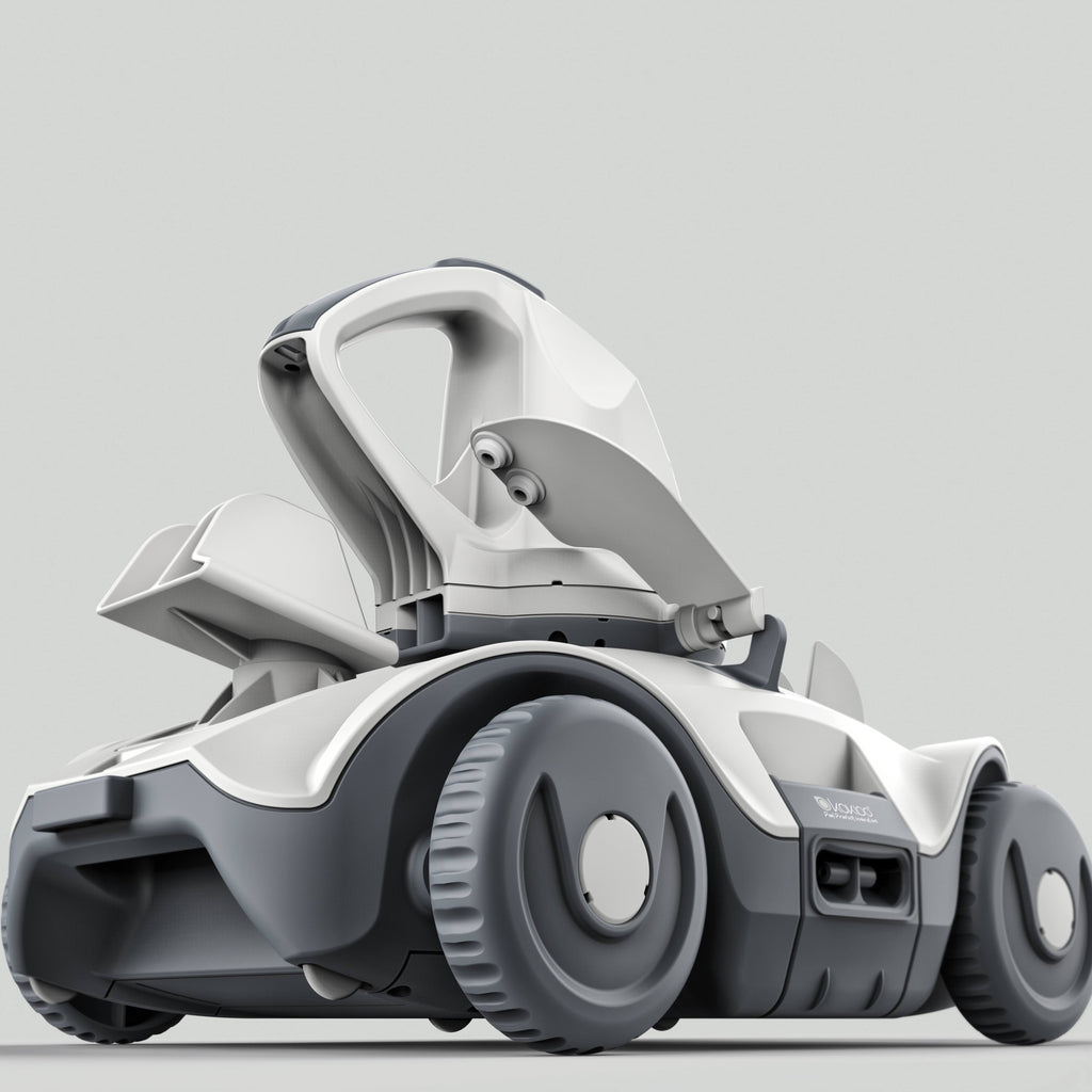 Cordless Robotic Pool Cleaner with Batteries and Charger Cable Q44163