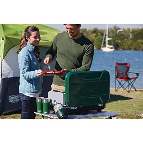 Coleman Classic Rechargeable 400 Lumens LED Lantern, Water-Resistant Lantern with USB Charging Port and Carry Handle T728348