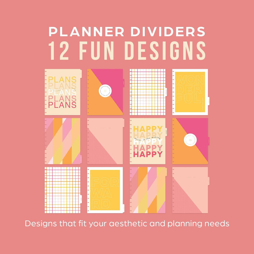 12-Month Academic Planner, July 2024–June 2025, Big Size, 72 Pages, 8 1/2" x 11" O8840