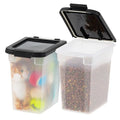 Airtight Pet Food Storage Container, 10 lbs, Translucent, BPA Free K76862