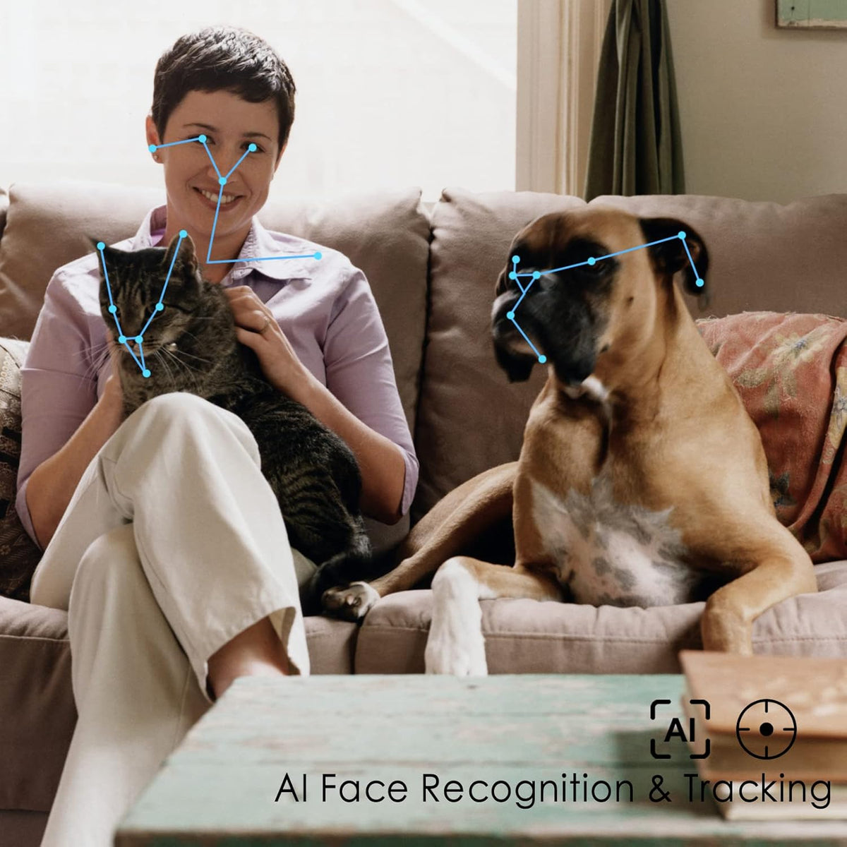 1080P HD Pet Camera Robot with Night Vision M98806