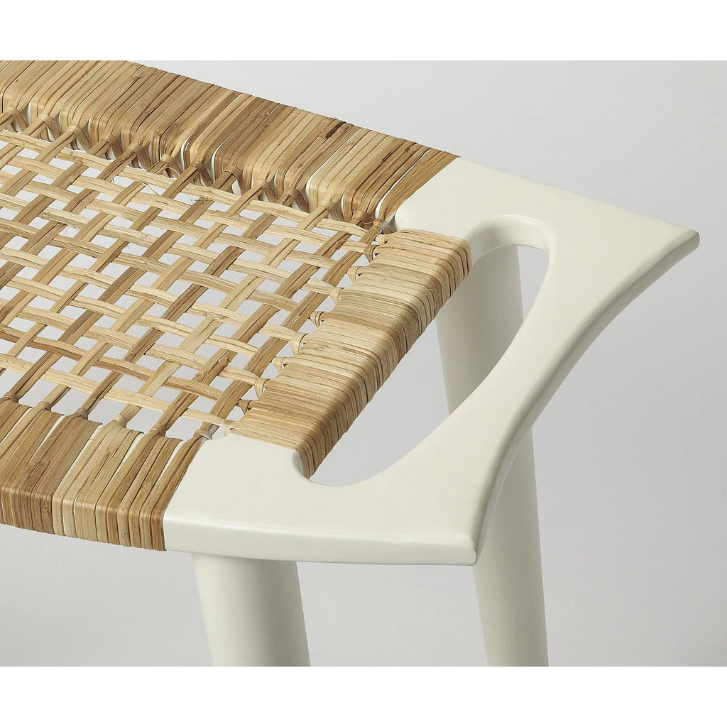Black and Natural Foot Stool Y83652