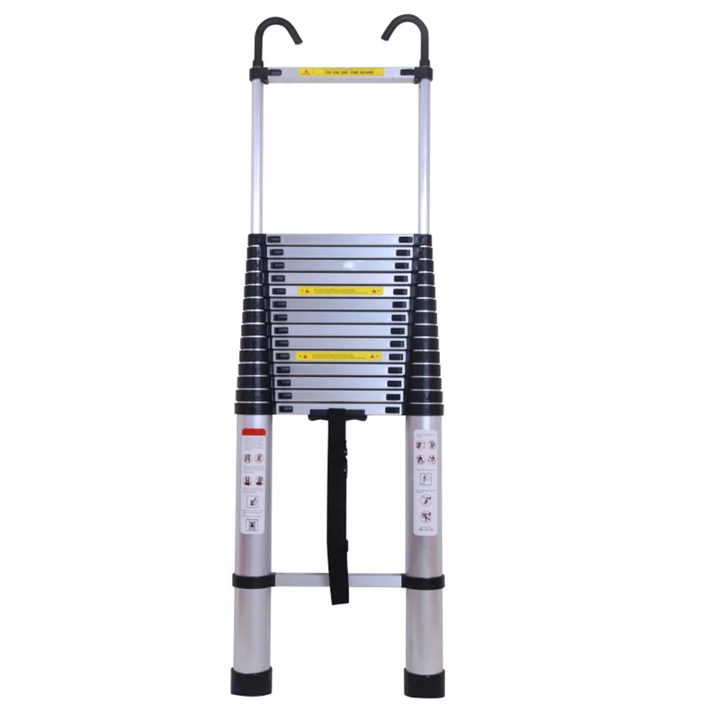 20ft Aluminum Telescoping Ladder with Hooks I514946