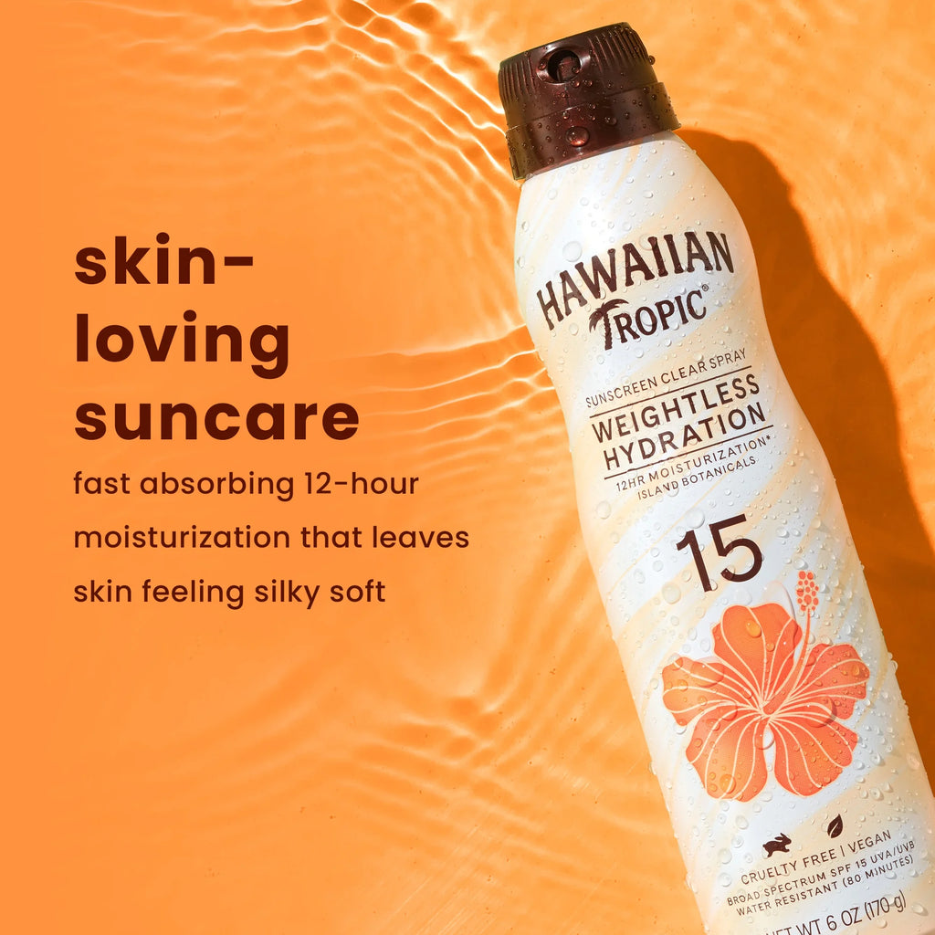 Clear Spray Sunscreen SPF 15, 6oz A458003