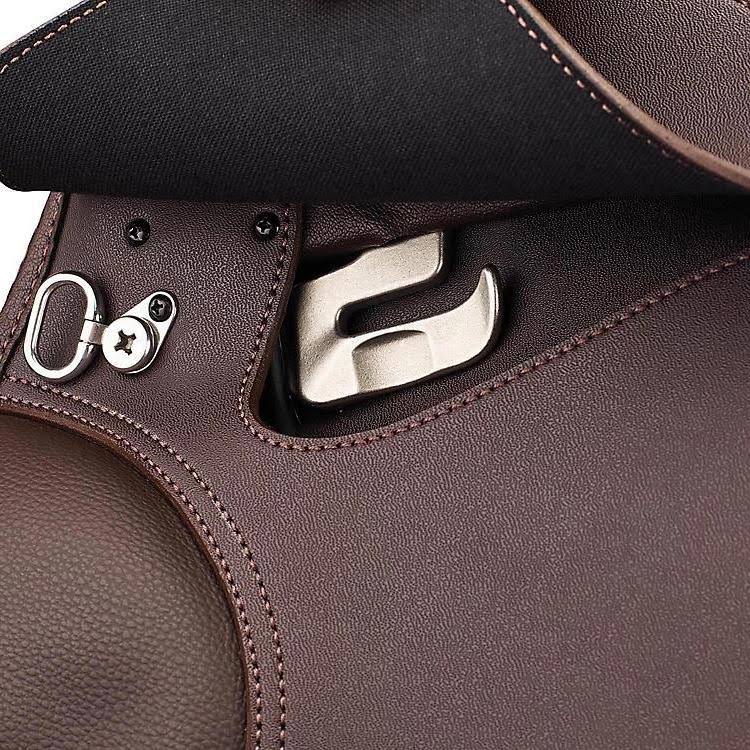 Brown Flocked All Purpose Saddle A1454