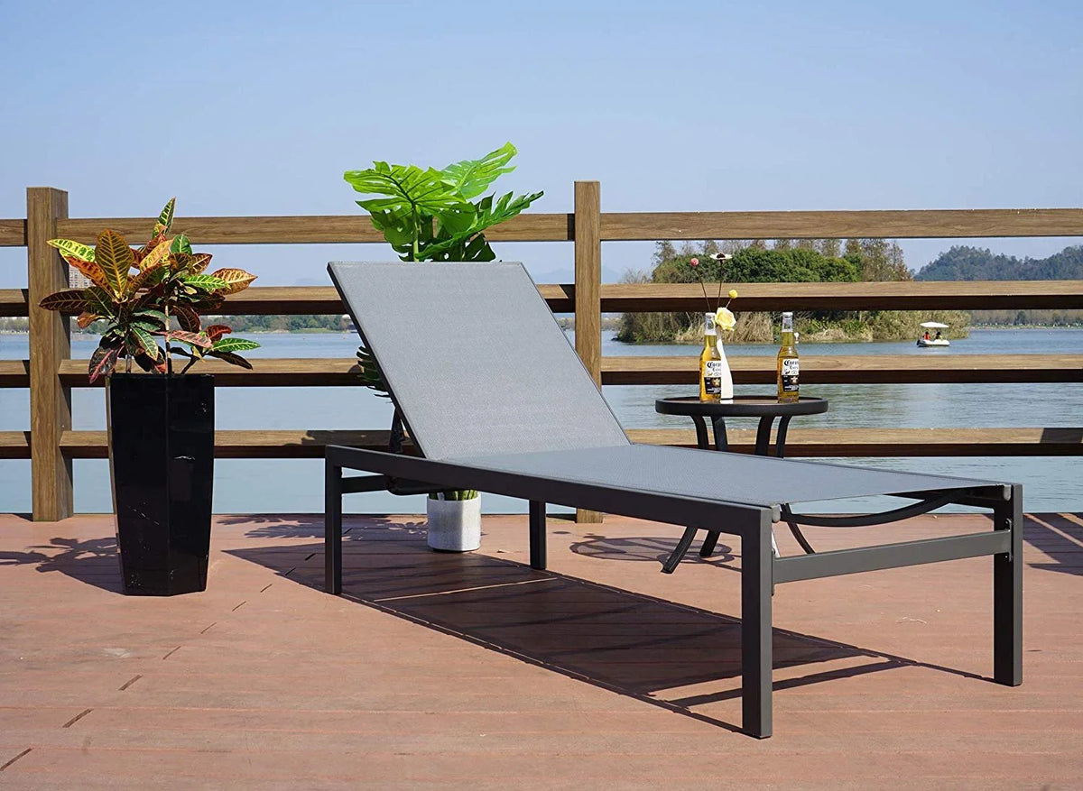 Aluminum Adjustable Chaise Lounge B894