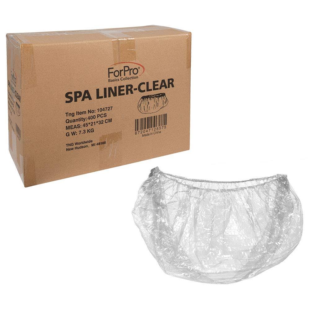 Disposable Pedicure Spa Liners, Clear S772313