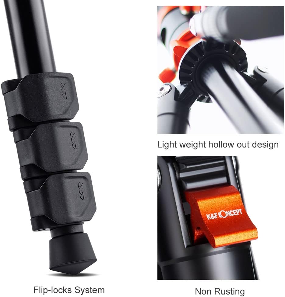 62 inch Aluminum DSLR Camera Tripod with Ball Head I226916