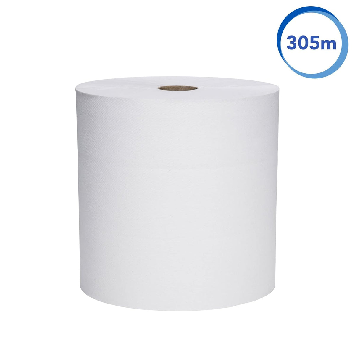 White Hard Roll Paper Towels, 6 Rolls E7842