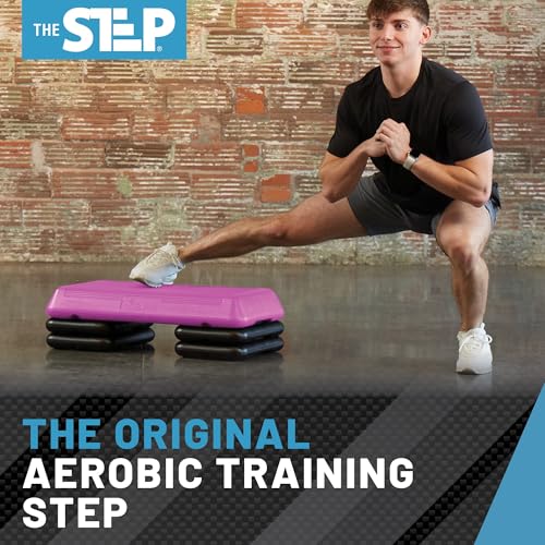 Exercise Step Platform with 2 Risers O469