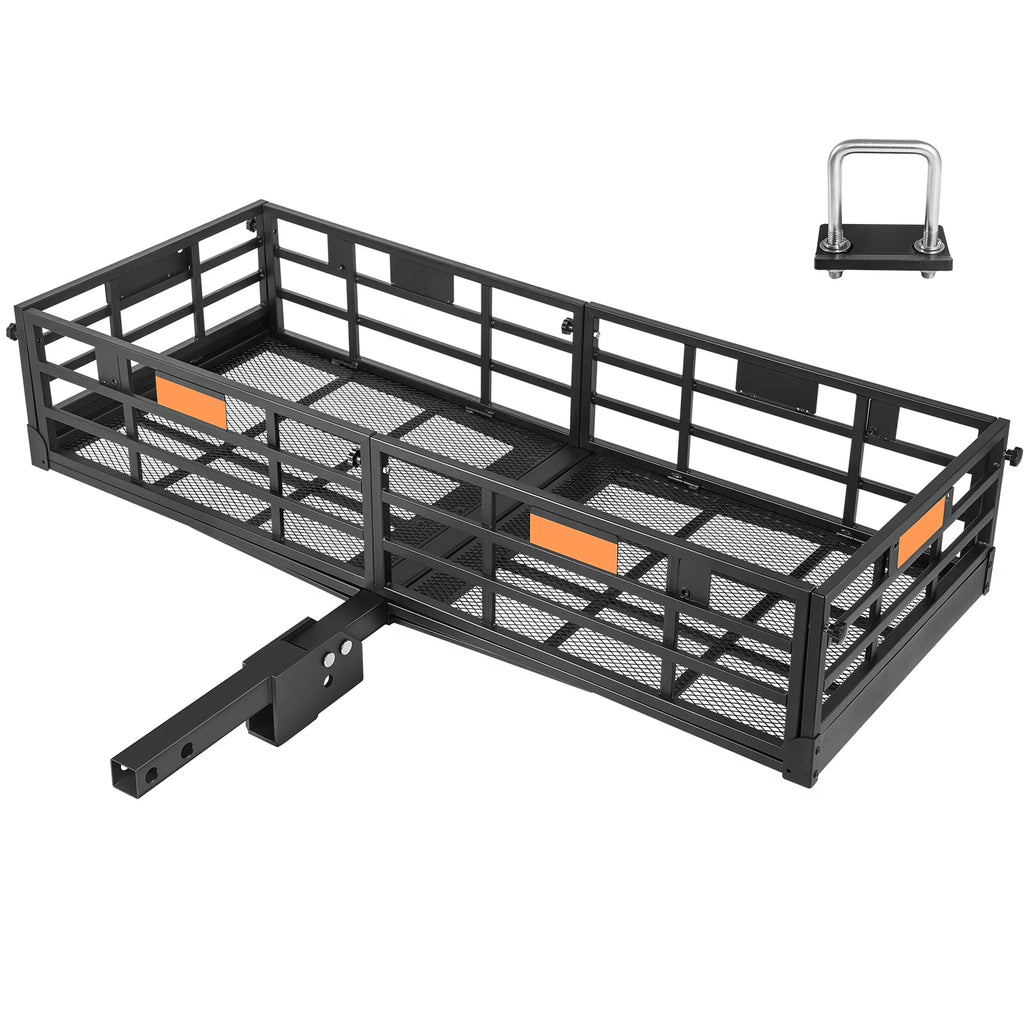 Folding Hitch Mount Cargo Carrier Rack 2" Receiver 500lbs I531162