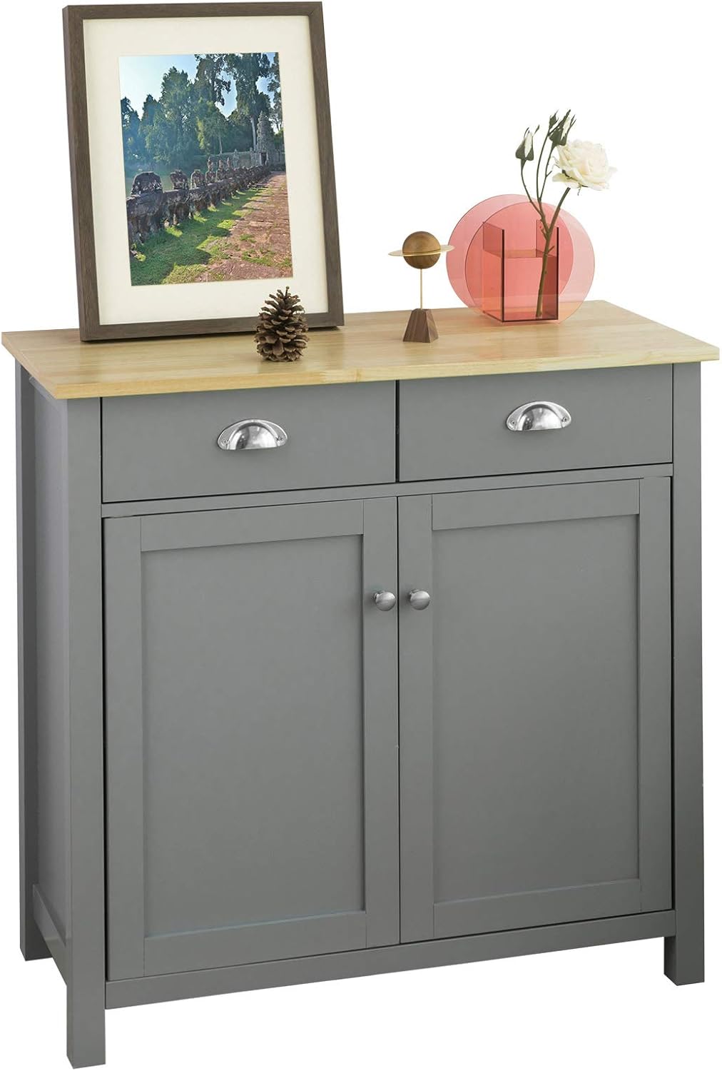 Grey Storage Cabinet Sideboard T48240