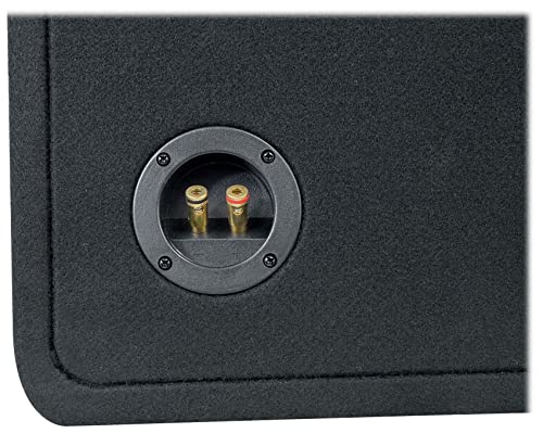Dual 10" 2400w Car Subwoofers with Vented Sub Enclosure Box, 2 Ohm, Black X86071