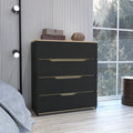 Black Manufactured Wood Dresser S3061