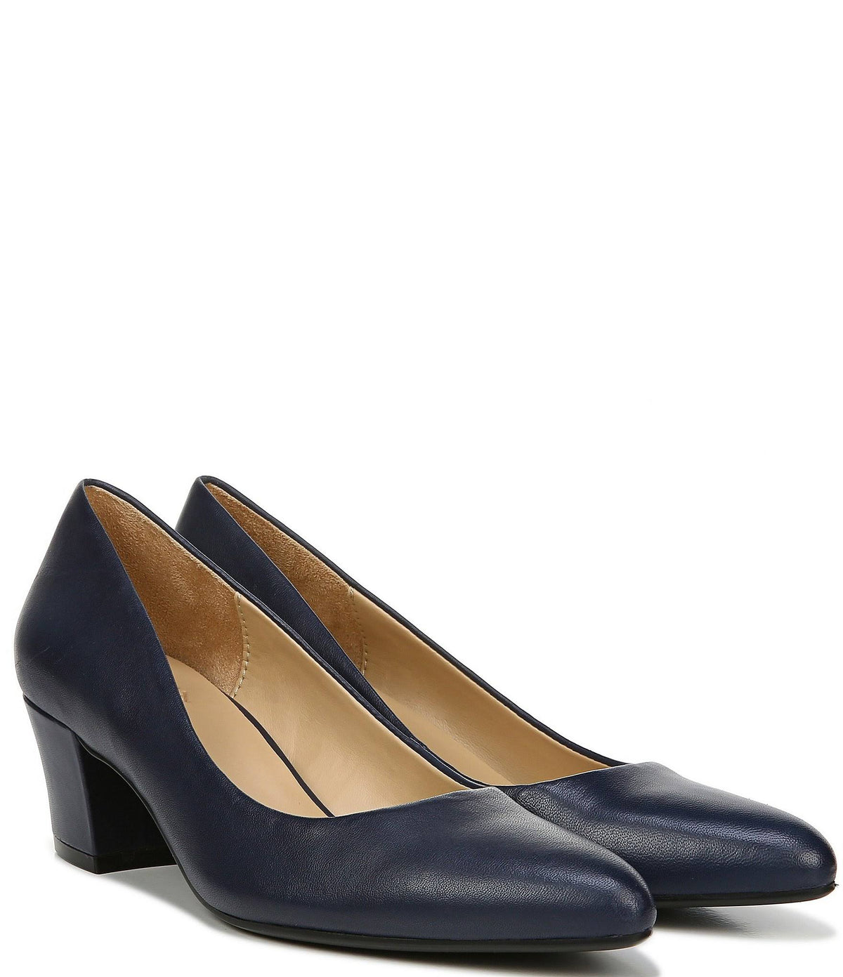 Nude Leather Pumps L494