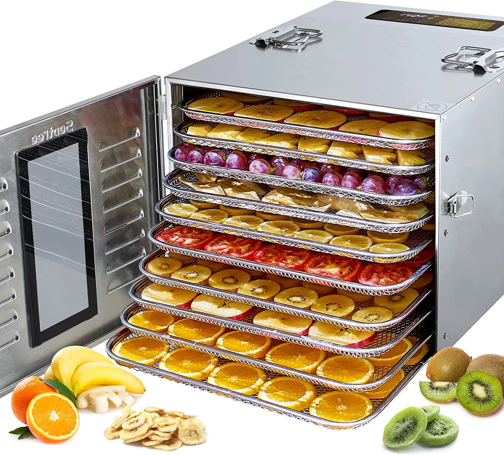 10 Trays Stainless Steel Food Dehydrator F13960