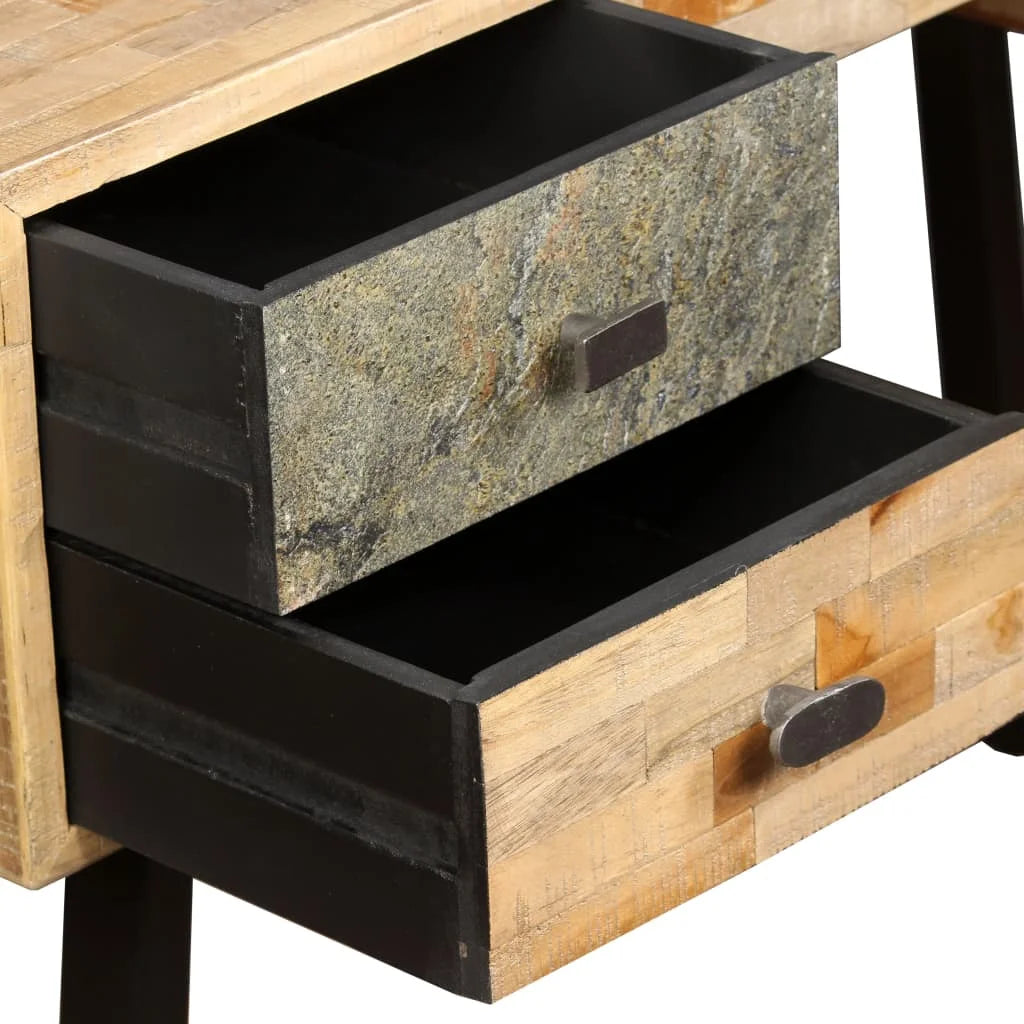 Solid Reclaimed Teak Writing Desk Z932370