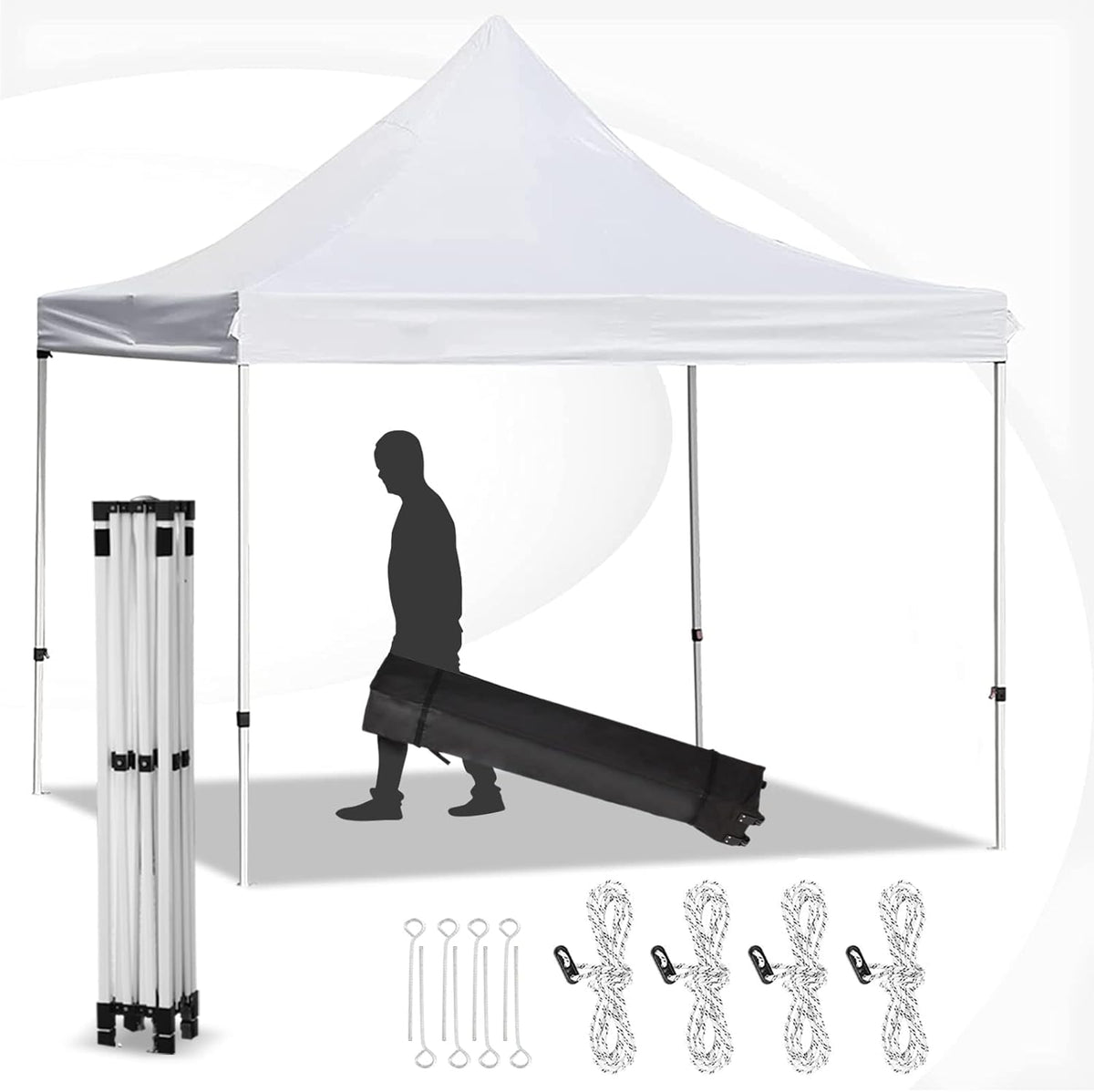 10'x10' Instant Canopy Tent with Roller Bag J3105