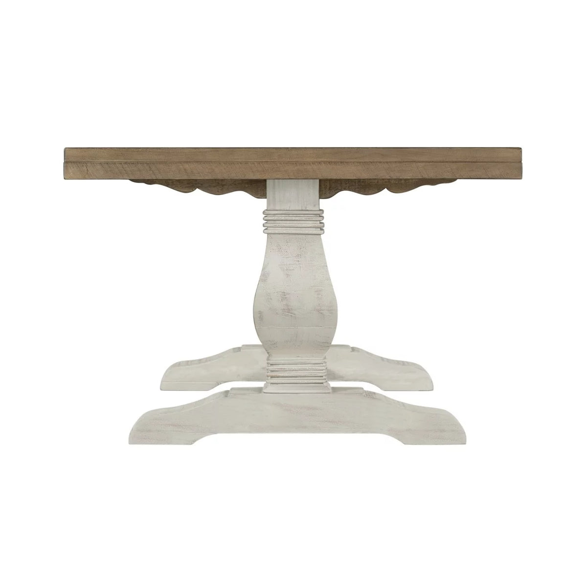 19 Inch Coffee Table with Pedestal Base B689