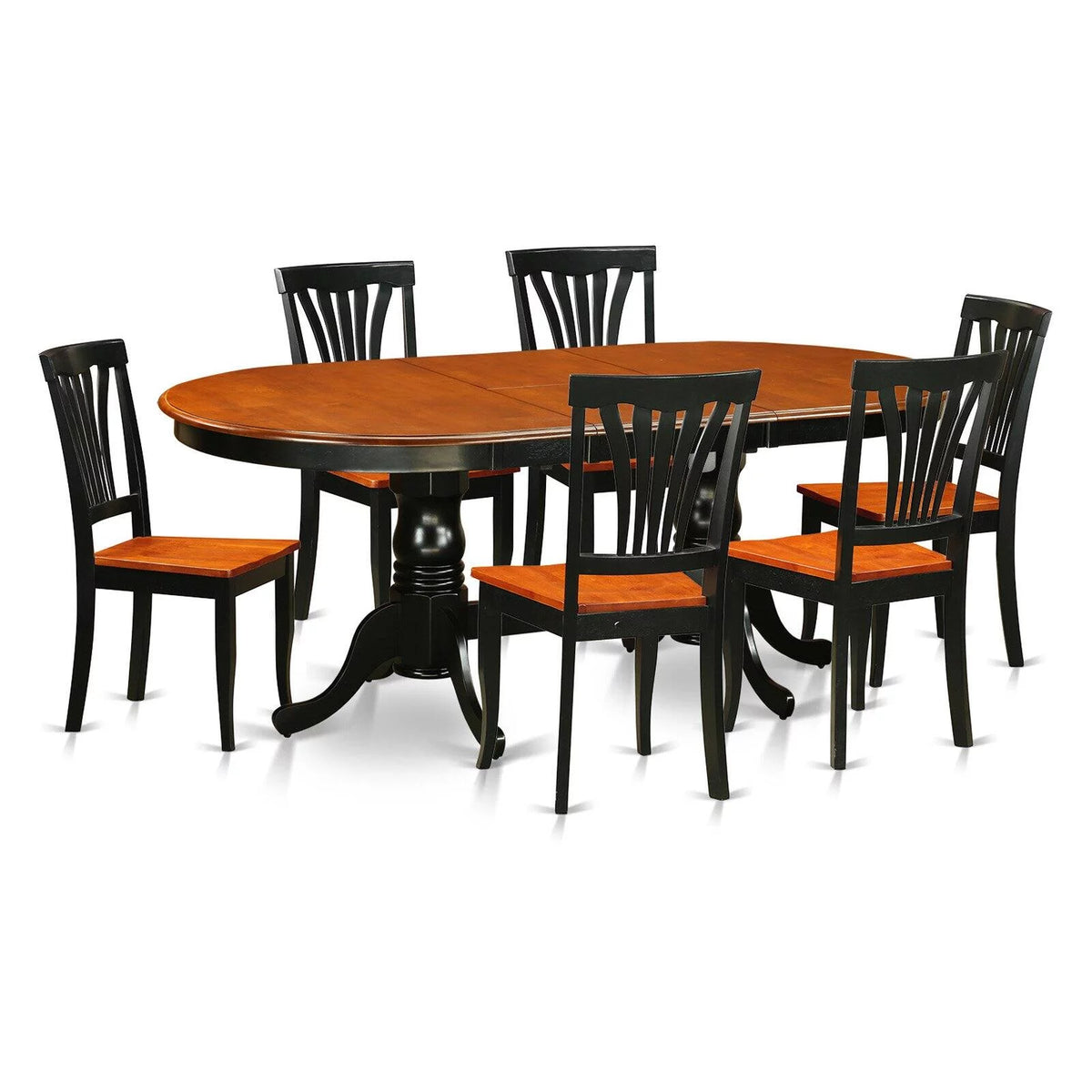 7 Piece Wood Dining Room Table Set M751119