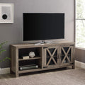 Grey Wash 58 Inch Wood TV Stand A92311