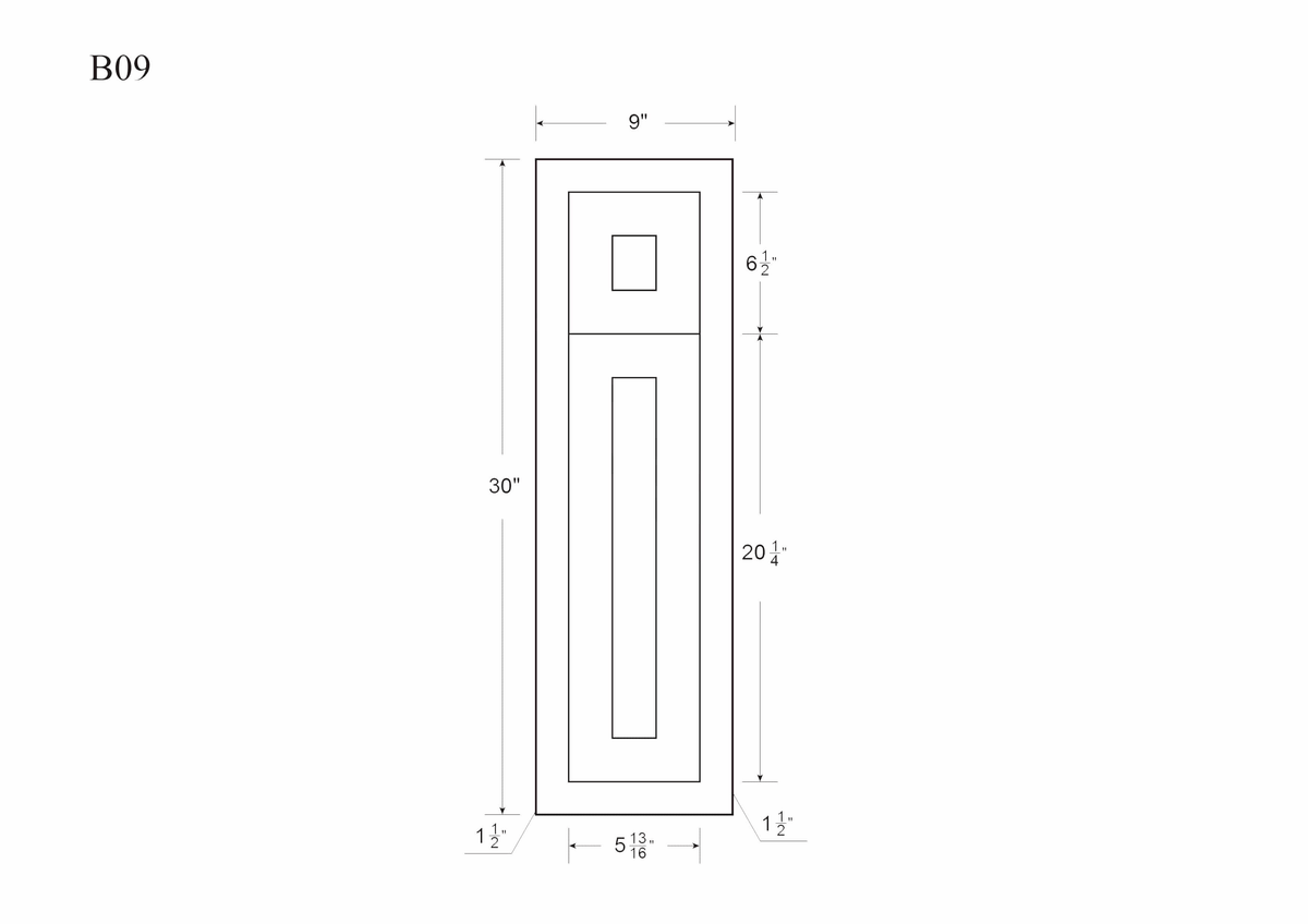 18 inch Wide Kitchen Base Cabinet Snow White Inset Shaker Single Door Single Drawer G38021