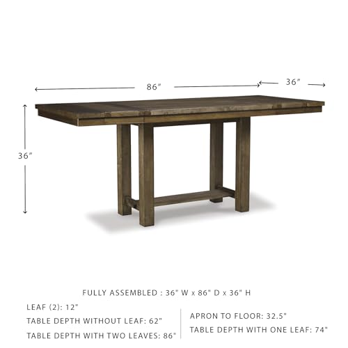 White Dining Extension Table with Trestle Base F70533
