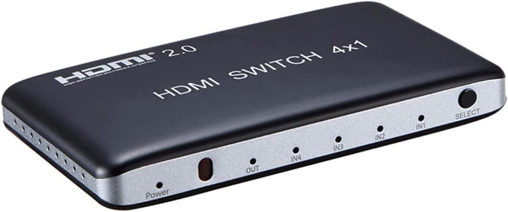4 Port HDMI Switch HDMI2.0 4K@60Hz with IR Wireless Remote Control, Pack of 2 Z755145