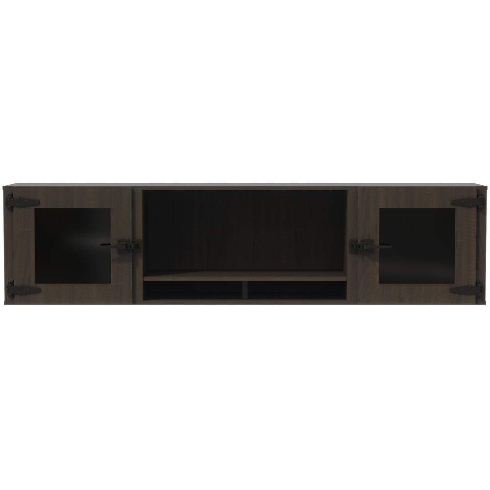 Wall-Mounted Hutch with Glass Doors F349134