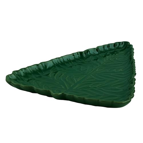 Tree Shaped Serving Plate Ceramic Platter D135617