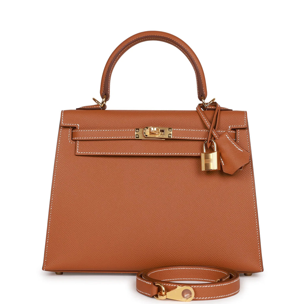 Gold Epsom Leather Handbag R365548