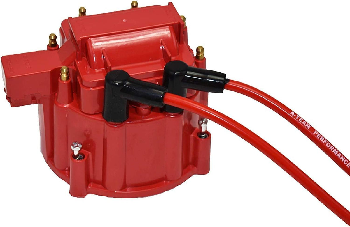 HEI Distributor, 8.0mm Spark Plug Wires, and Battery-Pigtail Harness Kit S498709