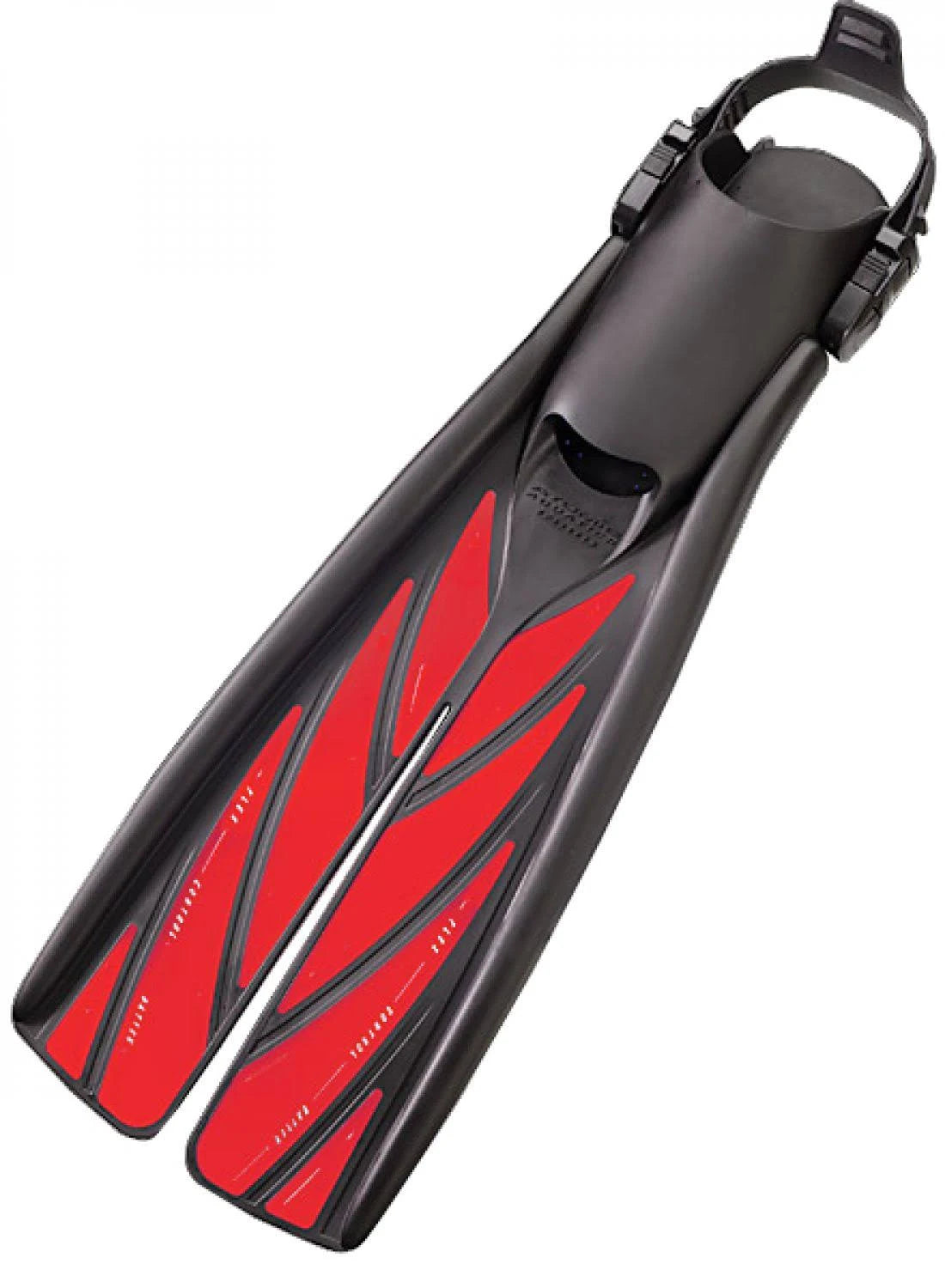 Red Medium Split Fins P487