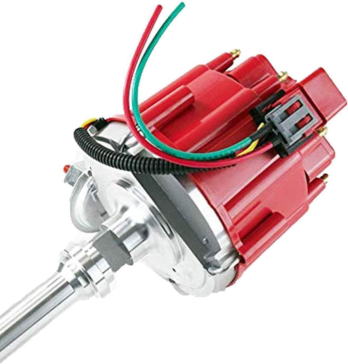 HEI Distributor, 8.0mm Spark Plug Wires, and Battery-Pigtail Harness Kit S498709