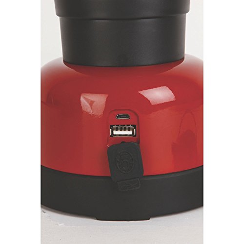 Coleman Classic Rechargeable 400 Lumens LED Lantern, Water-Resistant Lantern with USB Charging Port and Carry Handle T728348