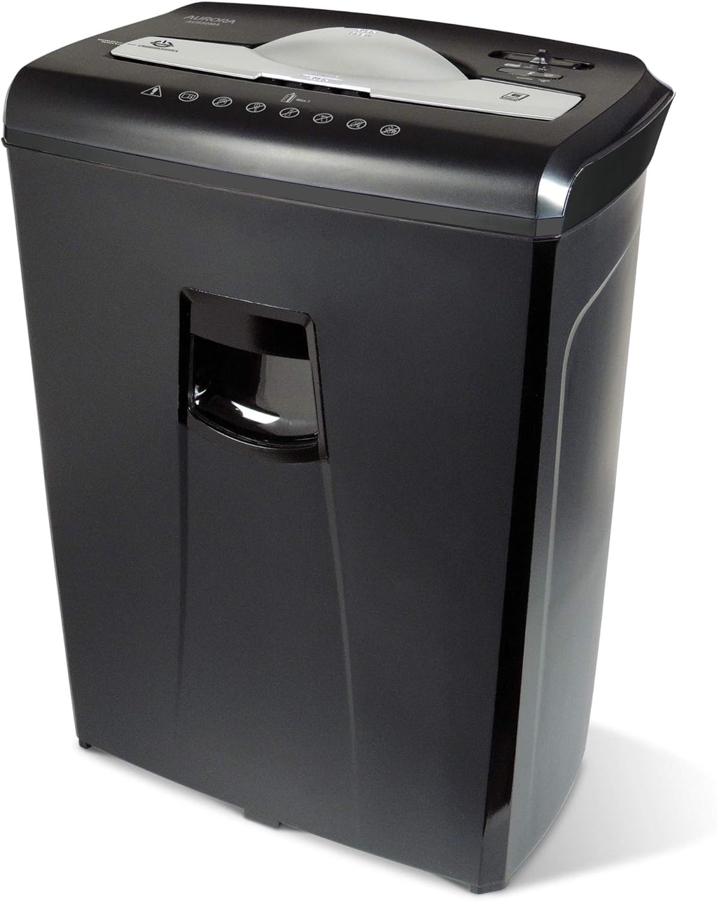 10-Sheet Micro-Cut Paper CD Credit Card Shredder with Pullout Basket E94494