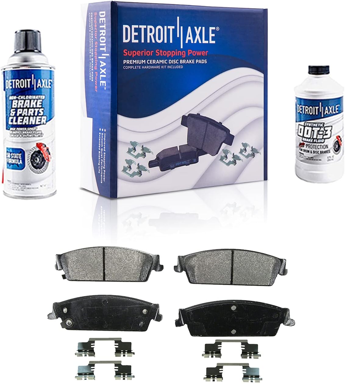 Rear Disc Rotors with Brake Pads V5803