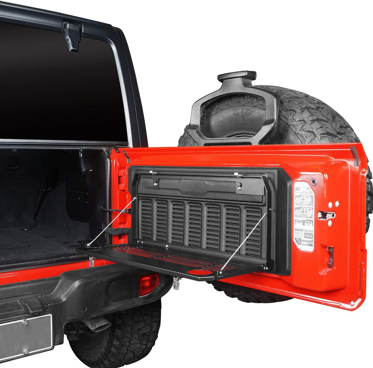 Foldable Tailgate Table Cargo Shelf M44831