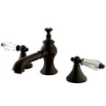 Oil Rubbed Bronze Widespread Lavatory Faucet with Brass Pop-Up M24089