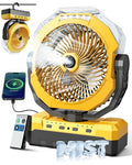 460ml Portable Misting Fan with 24000mAh Rechargeable Battery, Black H990588