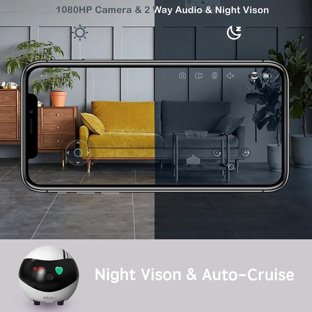 1080P HD Pet Camera Robot with Night Vision M98806