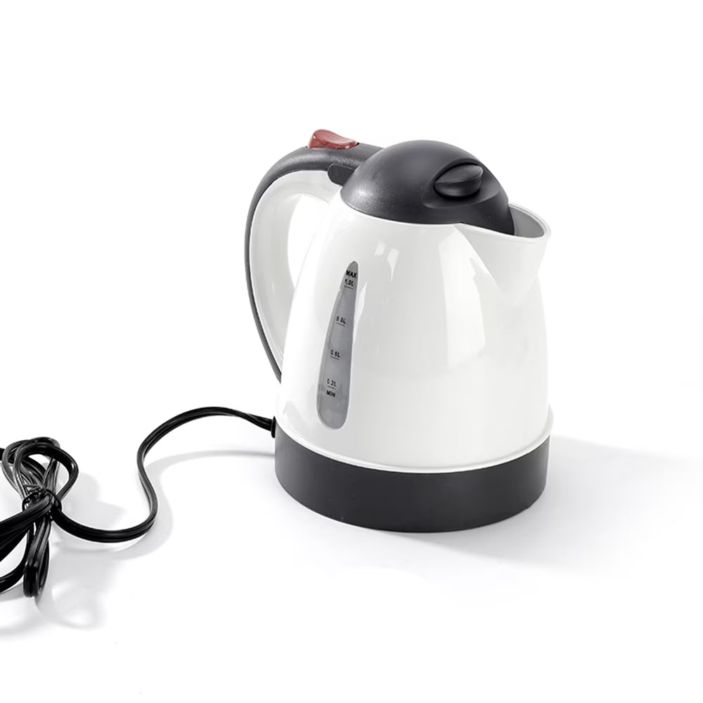 1000mL Car Electric Kettle 24V 250W Portable White U58296