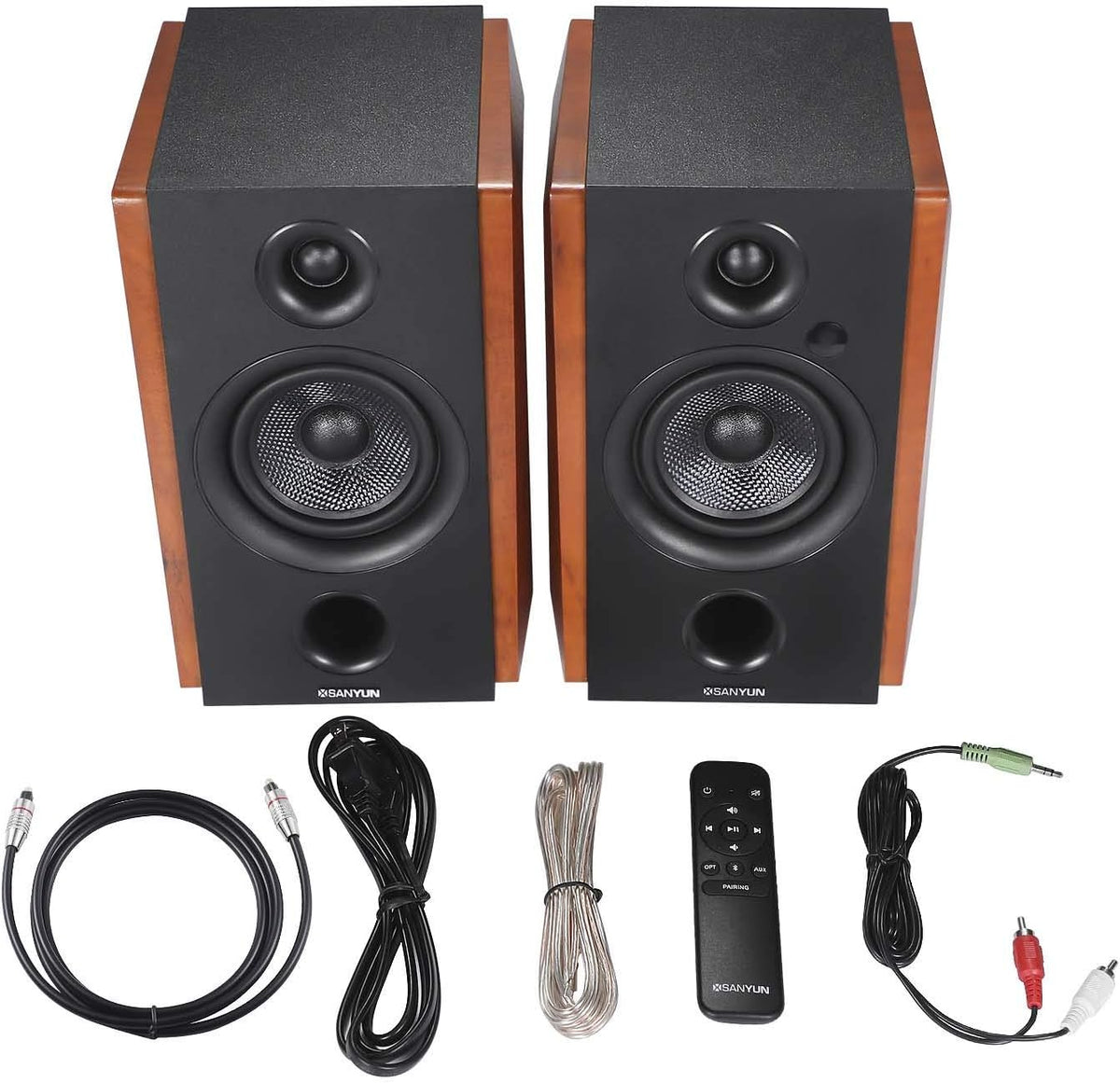 Active Bookshelf Speakers with Carbon Fiber Speaker Unit S746715