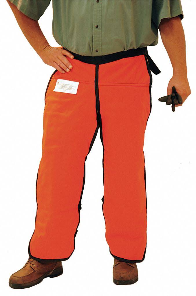 Orange Nylon Chain Saw Chaps Z3045